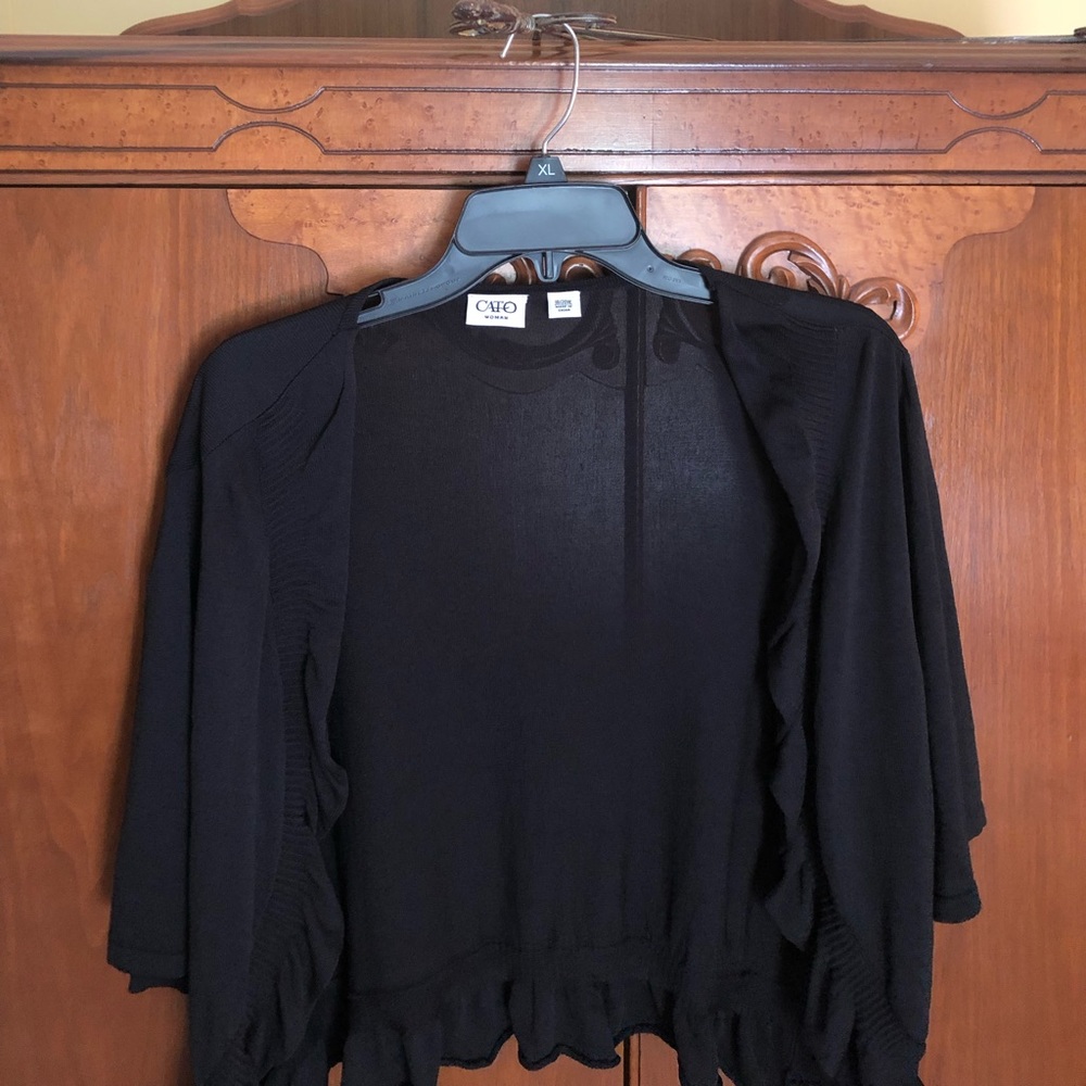 Cato black shrug size 18/20 plus